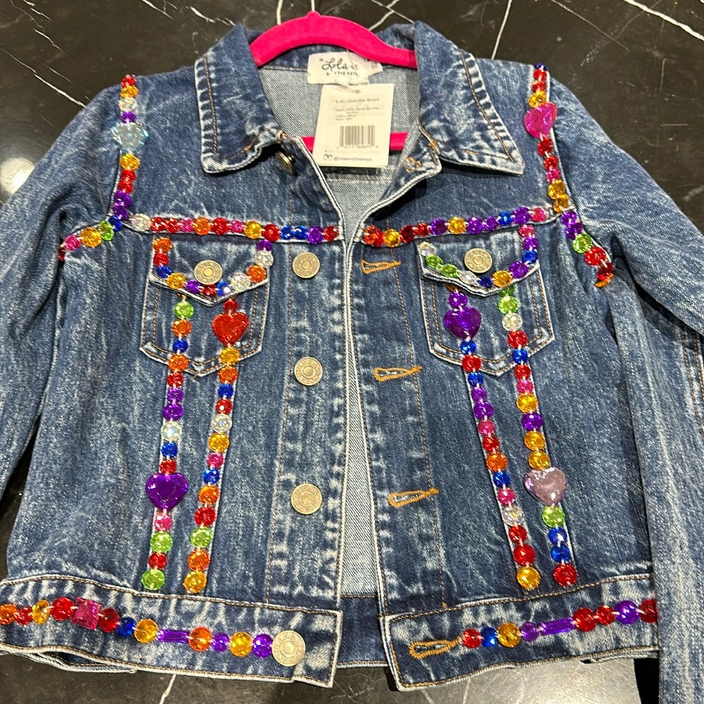 Lola and the Boys Jelly Bean Denim Jacket